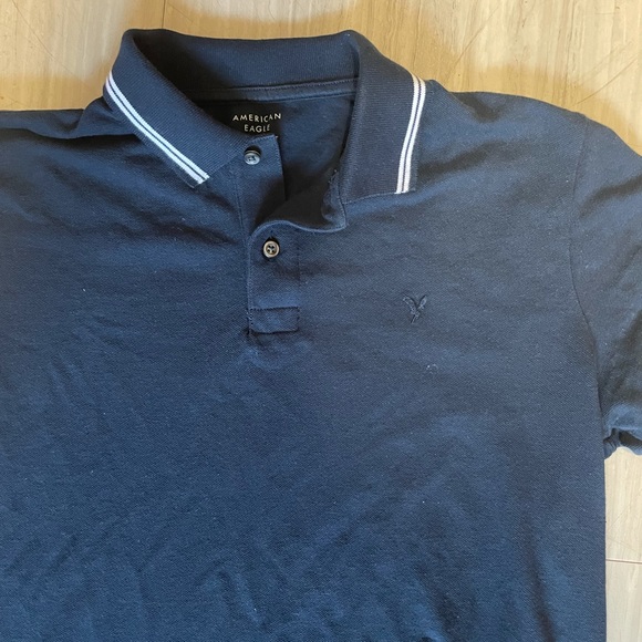 American Eagle Striped Collared Shirt - Picture 3 of 4